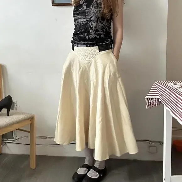 Vintage Italian Brand Wool Skirt - Picture 3 of 4